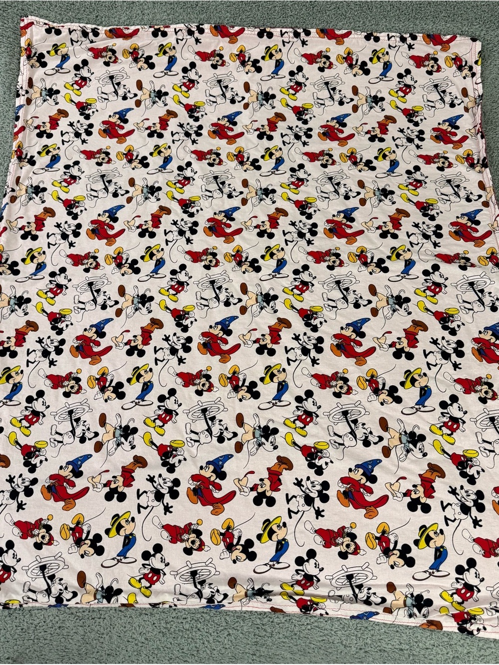 Disney's "Mickey Mouse” Through The Years Kids 34” X 41” Blanket